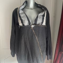 John Baner grey zipped jumper size UK20 EU48 Postage included