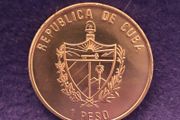 Cuban 1 Pesos Coin Abraham Lincoln