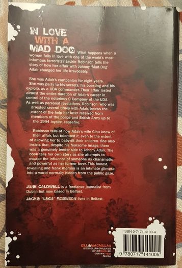 In Love With A Mad Dog by June Caldwell and Jackie 'Legs' Robinson