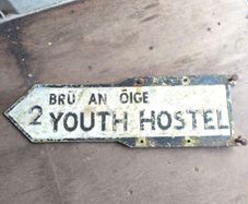 Vintage road sign