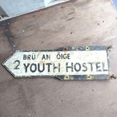 Vintage road sign