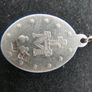 Vintage Sterling Silver 925 Virgin Mary  Medal Necklace - Religious Christian Silver Gift Pendant for Men and Women - Catholic Gift 9.0g length 18" Image 4