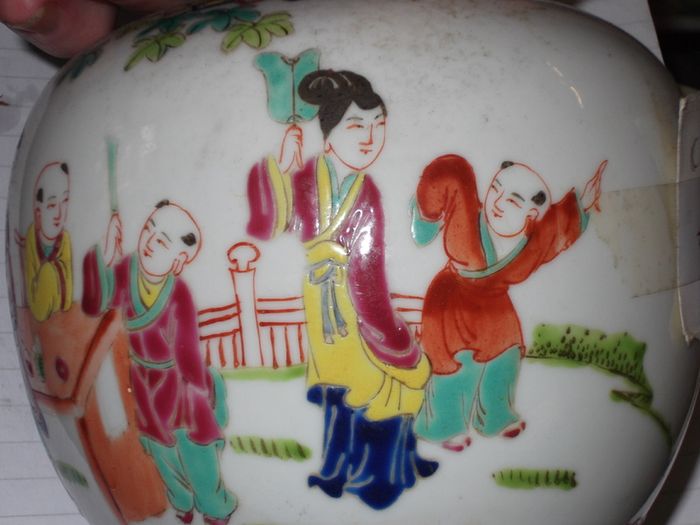 a vintage chinese bowl