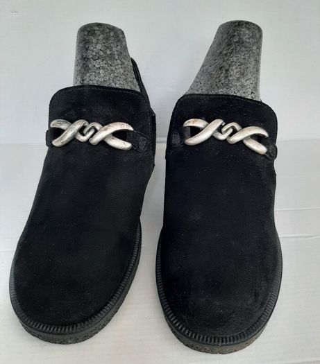 New shoes flat genuine suede