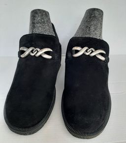 New shoes flat genuine suede