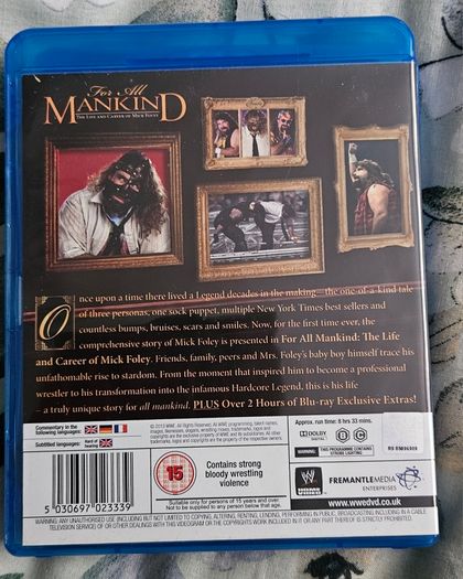 WWE wrestling blu rays