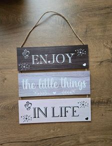 Kitchen sign _ Enjoy the litte Things in Life