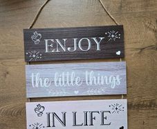 Kitchen sign _ Enjoy the litte Things in Life