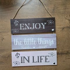 Kitchen sign _ Enjoy the litte Things in Life