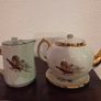Early Vintage Carrigaline China Teapot, Stand & Hot Water Jug Set Image 2