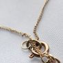 Vintage 9Ct Yellow Gold 375 Oval Peridot Pendant with L-22,5" Chain 2,5g Image 8