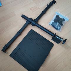 Dual-Arm Desktop Monitor & Laptop Stand