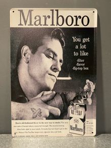 Marlboro Tin Metal sign