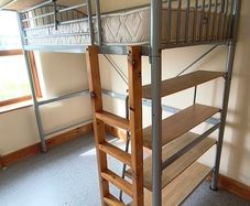 Bunk Bed Metal Frame with Matress
