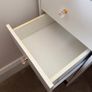 Dressing Table with LED Mirror and Adjustable Lights, 90cm White Vanity Desk Image 4
