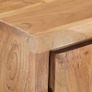 Sideboard 60x36x76 cm Solid Acacia Wood with Live Edges Image 2