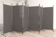 6-Panel Room Divider Anthracite 520x180 cm Fabric