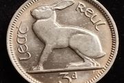 Ireland - 1968 - 3 Pence - Hare - KM.12a - UNC+ - [248]