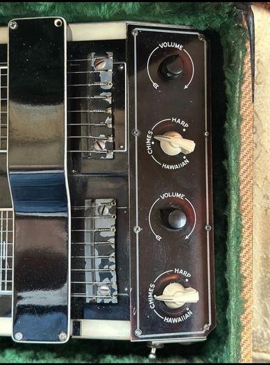 Lap steel : 1939 National Twin Neck Console 8 String
