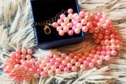 Handmade Beaded Light Pink Choker