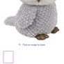 Vintage Extra Large Ty Beanie Boo Plush Soft Toy 17" Owlette Image 3