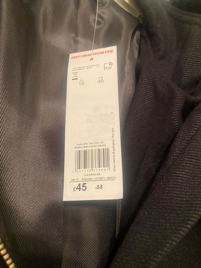 Ladies coat size 18