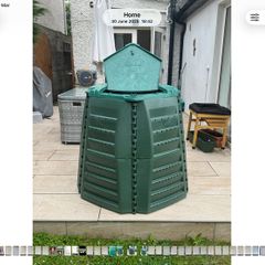 New Garantia 600 L compost bin