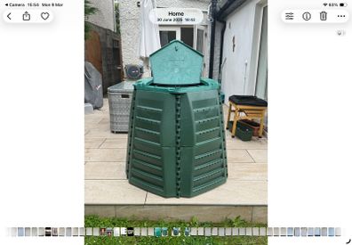 New Garantia 600 L compost bin