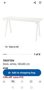 Ikea Trotten Desk