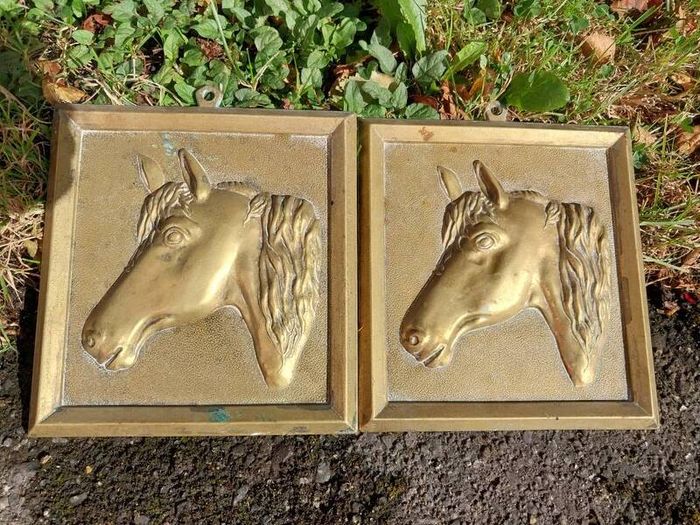 Brass Horses x 2