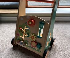 Squirrel Play Wooden Activity Baby Push Walker
