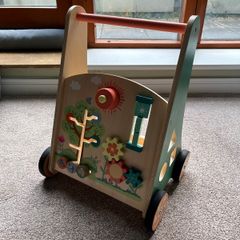 Squirrel Play Wooden Activity Baby Push Walker