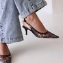 Monza Black Leopard Heels Image 4
