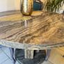 Beautiful Italian Marble table with 4 chairs Image 6