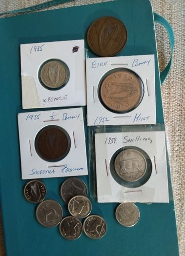 Selection Of Eire Coins