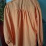 100% Cotton Oversized Orange Shirt - January Clearance Image 3