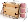 Wicker Picnic Basket Set - Detachable Table - Brand New Image 3
