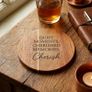 2 Coasters acasia wood Image 8