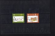 1985 Guernsey Europa European Music Commemorative Stamps Mint Never Hinged (MNH)