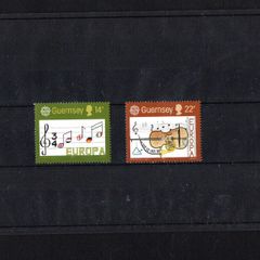 1985 Guernsey Europa European Music Commemorative Stamps Mint Never Hinged (MNH)