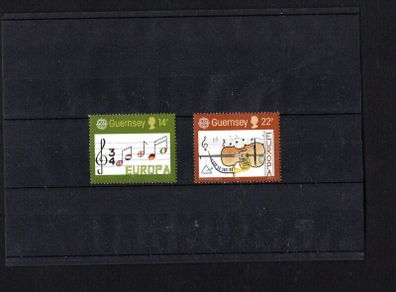 1985 Guernsey Europa European Music Commemorative Stamps Mint Never Hinged (MNH)