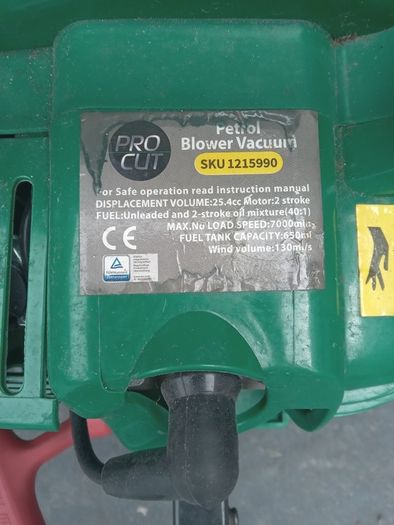 Pro cut leafblower