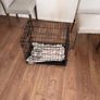 Pink 8-Panel Puppy Pen + Foldable Dog Crate Bundle Image 4