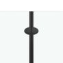 Folding Shower Enclosure 3 Panels ESG 130x138 cm Black Image 5