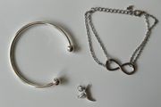 Brand New Bracelets and Charm Set