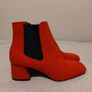 Red Suede Ankle Boots, new Image 2