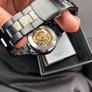 Dante II | Black Skeleton Watch with Gold-tone Movement Image 5