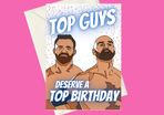 AEW FTR Top Guys Cash Wheeler Dax Harwood Birthday A5 Card, Perfect for gifts, occasions, or funny card for Pro Wrestling Fans