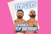 AEW FTR Top Guys Cash Wheeler Dax Harwood Birthday A5 Card, Perfect for gifts, occasions, or funny card for Pro Wrestling Fans