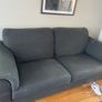 IKEA dark navy sofas 3 +2 Image 3